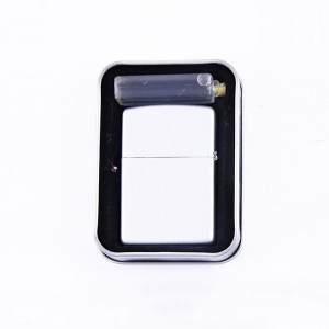 Trendy Style Sublimation Blank Metal Lighter With Keychain